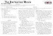 The Barbarian Movie - Flatland Games · 2 you both share a curse 3 teacher and student ... roll +Drama. On a 10+, ... The Barbarian Movie Description Conan. Beastmaster