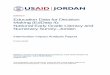 EdData II Education Data for Decision Making (EdData … · Numeracy Survey –Jordan . Intervention Impact Analysis Report. Final report . EdData II Technical and Managerial Assistance,
