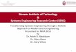 StevensInstuteofTechnology Systems’Engineering’Research ... · StevensInstuteofTechnology & Systems’Engineering’Research’Center’ ... discipline!engineers!during!detailed!design!process!with!