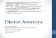 District Attorneys - Oklahoma Senate · BRIAN KUESTER District #27 Wagoner, Adair, Sequoyah, & ... John Wampler Member, District Attorneys Council District Attorney, District 3 Altus,
