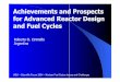 Achievements and Prospects for Advanced Reactor Design …€¦ · Achievements and Prospects for Advanced Reactor Design and Fuel Cycles ... 2 0 0 4 IAEA – Scientific ... Achievements