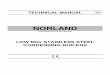 NORLAND€¦ · TECHNICAL MANUAL NORLAND CONDENSING BOILER WITH BURNER LOW NOx STAINLESS STEEL CONDENSING BOILERS TABLE OF CONTENTS 1 