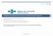 Alberta Colorectal Cancer Screening Program · Alberta Colorectal Cancer Screening Program Standards and Guidelines Version 4.0 of 4.0 Part 1 Standards and Guidelines Draft Document