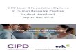 CIPD Level 3 Foundation Diploma - westking.ac.uk · You will need CIPD to be a fully paid up member of the CIPD at the time of completing ... • 3PRM Supporting Good Practice in
