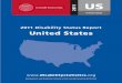 201 Disability Status Report United States · Notes 4 Summary United States ... Finally, the 2011 Disability Status Report estimates should not be compared to ... 2011 Disability
