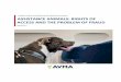 AVMA Public Policy/Animal Welfare Division … · AVMA Public Policy/Animal Welfare Division ASSISTANCE ANIMALS: RIGHTS OF ACCESS AND THE PROBLEM OF FRAUD 04/21/17