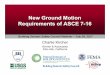 New Ground Motion Requirements of ASCE 7-16 · EERI Seminar on Next Generation Attenuation Models New Ground Motion Requirements of ASCE 7-16 Building Seismic Safety Council Webinar