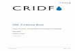 D06: Evidence Base - CRIDFcridf.net/wp-content/uploads/2018/01/Evidence_Base_CRDP.pdf · Laszlo Pinter CRIDF QA’d: Previlage Chidzewere CRIDF QC’d: Jeremy Richardson CRIDF Approved: