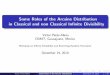 Some Roles of the Arcsine Distribution in Classical and ...pabreu/TalkGuanajuato2010.pdf · Víctor PØrez-Abreu CIMAT, Guanajuato, Mexico Workshop on In–nite Divisibility and Branching