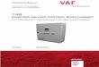 ELECTRIC HEATER CONTROL (EHC) CABINET - …€¦ · Technical Manual Instructions for installation, operation and maintenance 748 ELECTRIC HEATER CONTROL (EHC) CABINET For ViscoSense®