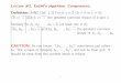 Lecture #2. Euclid’s algorithm. Congruences.astrombe/talteori2017/lecture2_read.pdf · Lecture #2. Euclid’s algorithm. Congruences. Deﬁnition (MNZ Def. 1.2) For b,c P Z(b 0