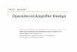 CSE 577 Spring 2011 - Penn State College of …kxc104/class/cse577/11s/lec/S03AmpFreq.pdf · Operational Amplifier Design CSE 577 Spring 2011 Insoo Kim, ... Frequency Compensation
