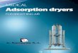MEDICAL Adsorption dryers - Ceiling · ADEC Heatless adsorption dryers ... ALARME / FAULT ULF R DE W POIN T CO 2 TEMP. ... WR grade: Min / max temp.: +1/100°C Initial ΔP: 