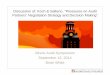 Discussion of: Koch & Salterio, “Pressures on Audit ... · Partners’ Negotiation Strategy and Decision Making” Illinois Audit Symposium September 12, 2014 . ... Iacobucci, D