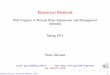 Numerical Methods - UniBSpaola-gervasio.unibs.it/Nummeth/intro_s.pdf · Numerical Analysis is a part of mathematics that investigates and ... Mathematical language Computers ... c