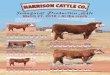 Inaugural Production Sale - Harrison Cattle Companyharrisoncattlecompany.com/PDFs/HarrisonInsert2018.pdf · March 27, 2018 • At the ranch Inaugural Production Sale IMR 3128A ADVANCE