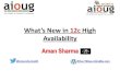 What’s New in 12c High Availability - AIOUG · What’s New in 12c High Availability ... Pre 12c Oracle RAC-Database Tier ... Flex Cluster Administration-Example Commands