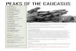 Peaks of the CauCasus - worldatwarmagazine.com · NOTE: to remove the rules from this magazine, ... Panzer Armored Infantry Combined Armor & Cavalry ... Leader, Directive: activates
