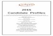 2015 Candidate Profiles - aahpm.orgaahpm.org/uploads/Full_Profiles.pdf · 2015 Candidate Profiles . ... I currently serve as medical director of the Pain & Palliative Care Department
