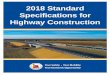 2018 Standard Specifications for Highway Construction · 105.17 Technical Analysis Support ... STRUCTURAL METALS ... 2018 ITD Standard Specifications for Highway Construction 9 of