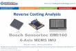 Electronic Costing & Technology Experts - systemplus.fr€¦ · Electronic Costing & Technology Experts ... – Bosch Sensortec – BMI160 Characteristics 3. ... The reverse costing