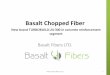 Basalt Chopped Fiber - texbay.us · market is actively used one type of chemically stable glass ... As for natural mineral fiber –Basalt Fiber-it is being used in construction for