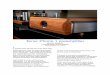 Tenor Phono 1 preampliﬁer · Tenor Phono 1 preampliﬁer MICHEL BÉRARD ... Complete Tenor all unequivocally reveals the superiority of the analog medium. The nuances are subtle,
