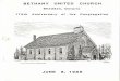 BETHANY UNITED CHURCH - Archives - Elgin County · This History of Bethany United Church, Shedden, ... strength and encour agement for Christian living and ... United Church of Canada,