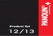 Product list 12/13 - kleenoilpanolin.com · Product and For detailed information on ... SAMURAI Semi-synthetic multi-grade oil for petrol and ... SAMURAI DHT Synthetic multigrade