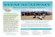 SUMMER 2014 STEM ACADEMY - Morristown High …mhshsa.com/.../2014/08/MHS-STEM-Newsletter-Summer-2014.pdf · 2014-08-13 · The MHS STEM Academy Class of 2018 spent the day at 