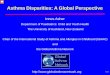 Asthma Disparities: A Global Perspectiveglobalasthmanetwork.org/ATS Asthma Disparities A Global Perspective... · WHO Detailed Mortality Database, February 2014 ... Editorial. Affordable
