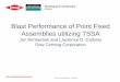 Blast Performance of Point Fixed Assemblies utilizing TSSA · Blast Performance of Point Fixed Assemblies utilizing TSSA ... (UFC 4-010-01 and UFC 4-010-02, ... 4 10.520 80.265 UFC