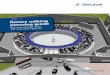 Rotary milking planning guide - Home - DeLaval milking... · Rotary milking planning guide ... In a rotary parlour the cow walks onto a rotating plat- ... • How many operators do