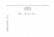 M.Tech. · M.Tech programme will be considered as ... Candidates are also instructed to check their emails (same email address provided in the 