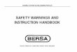 INSTRUCTION HANDBOOK SAFETY WARNINGS AND · SAFETY WARNINGS AND INSTRUCTION HANDBOOK DOUBLE ACTION AUTOLOADING PISTOLS ... Your pistol is provided with an internal locking system
