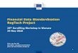 Financial Data Standardisation RegTech Projecteurofiling.info/.../EC...Standardisation-Project-Peter-van-den-Hul.pdf · peter.van-den-hul@ec.europa.eu 1 Financial Data Standardisation