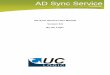 AD Sync Service User Manual Version 9.9 By UC Logic Service Manu… · AD Sync Service User Manual Version 9.9 By UC Logic AD Sync Service For Worksite Import Users and Groups from