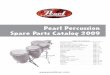 Pearl Percussion Spare Parts Catalog 2009 - …pearldrum.com/support/spare-parts-catalog/2009-pearl-percussion... · Richie Flores Signature Conga PCW-110DXRF / PCW-117DXRF / PCW-125DXRF