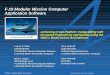 F-16 Modular Mission Computer Application … Martin Aeronautics Company Software Basic Software Components Hardware Software Execution Platform Application Software Application Software
