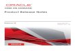 Product Release Notes - Oracle · ORACLE CRM ON DEMAND RELEASE 35 PRODUCT RELEASE NOTES Table of Contents ... complete, the status will 