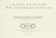 -4 0' 5)&.5*$4 - Annals of Mathematics, Journalannals.math.princeton.edu/wp-content/uploads/... · Annals of Mathematics, 171 (2010), 169–243 Transformations of elliptic hypergeometric