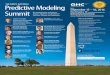 THE NINTH NATIONAL Predictive Modeling · THE NINTH NATIONAL Predictive Modeling Summit Onsite: September 15 ... pharmaceutical companies, ... • Claims Unit Executives and Staff