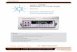 Agilent U3606B Multimeter I DC Power Supply - … · Agilent U3606B Multimeter I DC Power Supply Data Sheet Convenient and Full Featured. One-box source-and-measure device. Features
