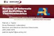Review of Interests and Activities in Thermoelectrics · PEQ-2A (2) AA.106 lbs/.011 Watts* Sure Fire Light ... Review of Interests and Activities in Thermoelectric Materials and Devices