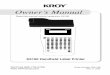 New K5100 Manual - Kroy Europe | Download€¦ · except for inbound freight to Kroy’s service center, Kroy will, at Kroy’s option, repair or replace any product determined to