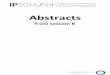 Abstracts - AUhgg.au.dk/fileadmin/ from session B IP2016 – 6-8 June, Aarhus, Denmark 1 SIP time constant based petrophysical relations for two sandstone 