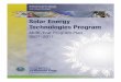 Solar Energy Technologies Program (SET) Multi …€¦ · P R O O F Solar Energy Technologies: Program Manager’s Outlook Welcome to this Solar Energy Technologies Multi-Year Program