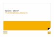 FY2014 financial results - Groupe Renault · fy 2014 renault group february 12, ... algeria - 20% morocco +1% india - 1% ... eolab . fy 2014 renault group february 12, 