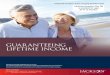 GUARANTEEING LIFETIME INCOME - Financial … · LifeGuard Freedom® Suite of Living Benefits Guide GUARANTEEING LIFETIME INCOME Optional living benefit availability may vary by firm