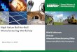High Value Roll-to-Roll Manufacturing Workshop … Director... · High Value Roll-to-Roll. Manufacturing Workshop. December 2, ... Platform Materials & Technologies for Clean Energy